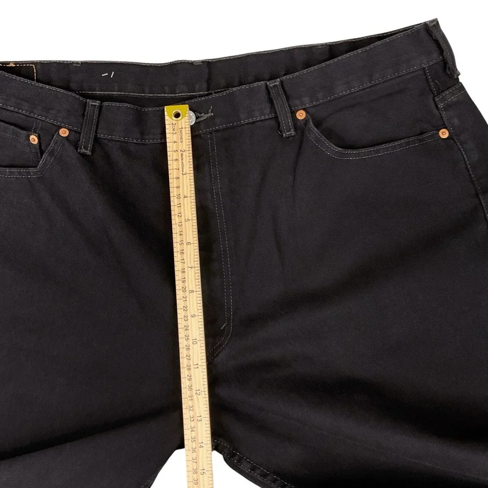 Levis Jeans Men 46x29 (ACTUAL 44x28.5) Black 550 Relaxed Fit Loose NWOT